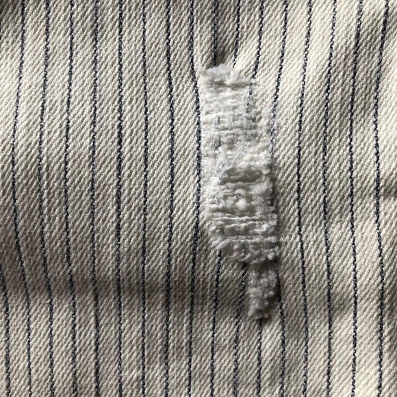 Anthropologie Made in USA Pinstripe Jeans - Picture 4 of 6